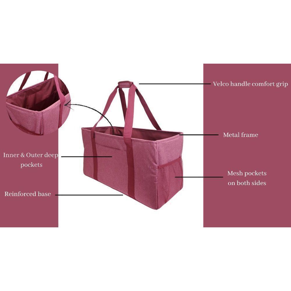 Multipurpose Utility Tote - Frost Fandango Pink - Picture 10 of 16